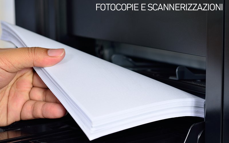 Fotocopie e scannerizzazioni